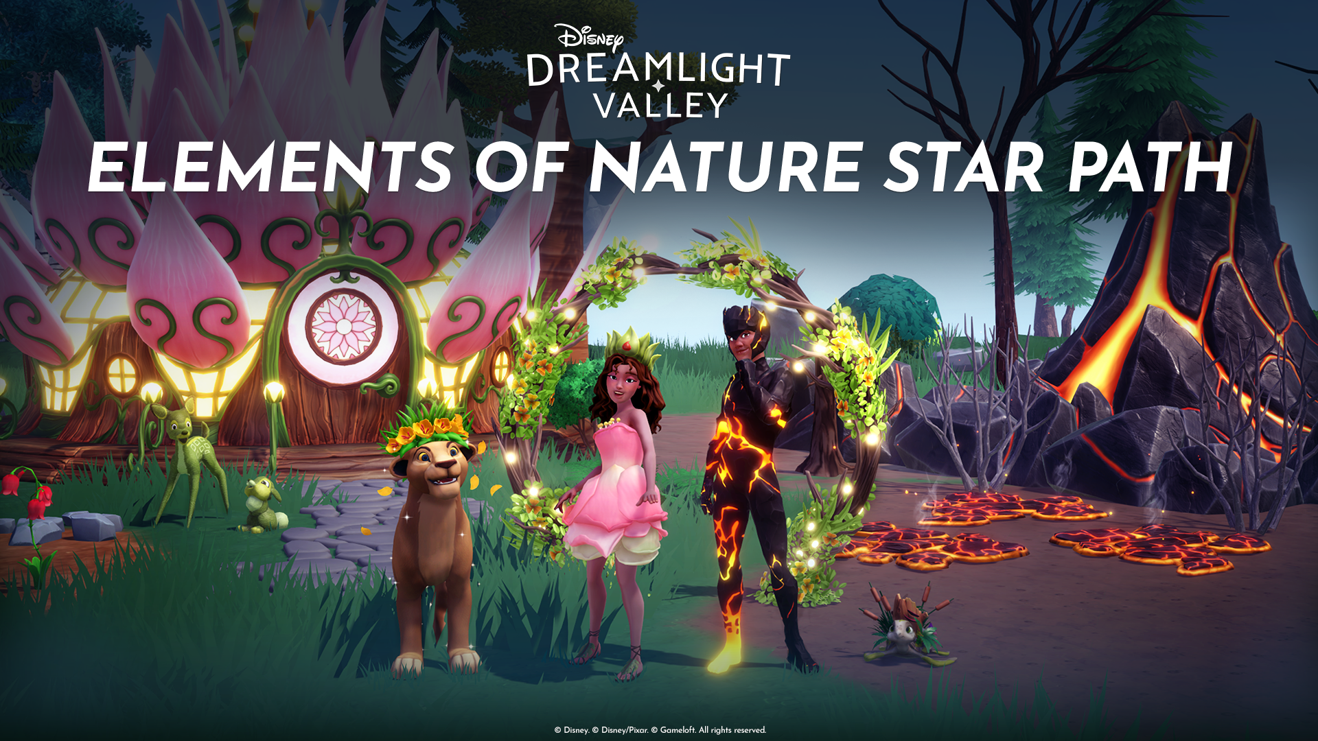 Elements of Nature Star Path banner for Disney Dreamlight Valley Whispers of the Wind update